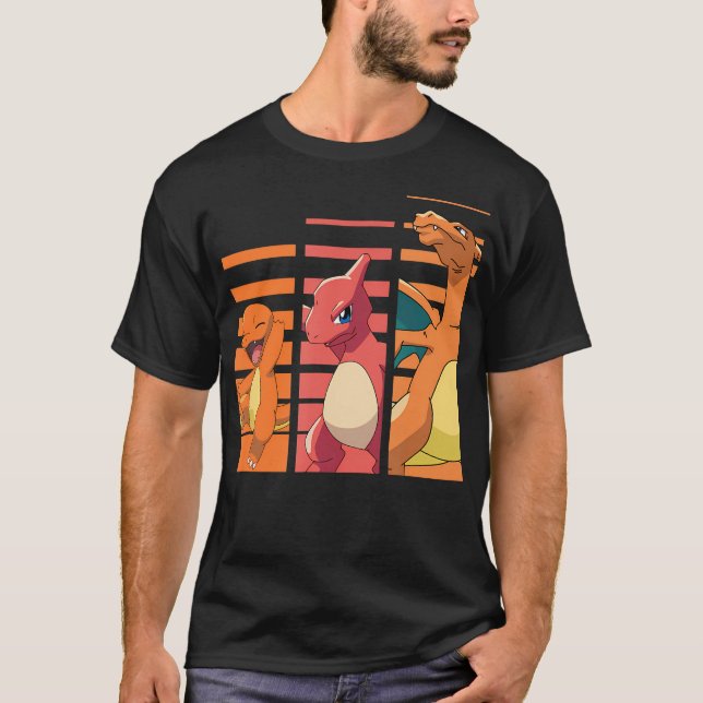 Pokmon - Charmander Evolutions T-Shirt (Front)