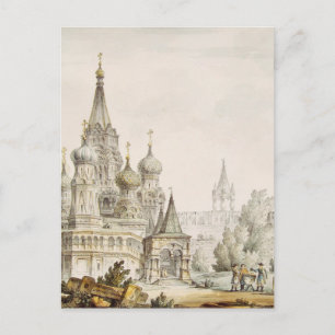 Pokrovsky Cathedral and Spasskaya Tower Postcard