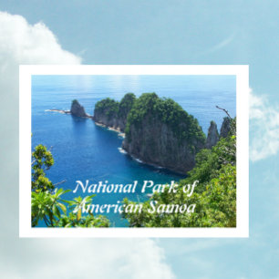 Pola Islands, American Samoa National Park  Postcard