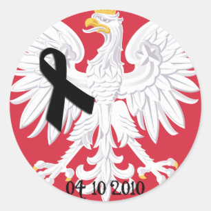 Poland 04/10/2010 classic round sticker