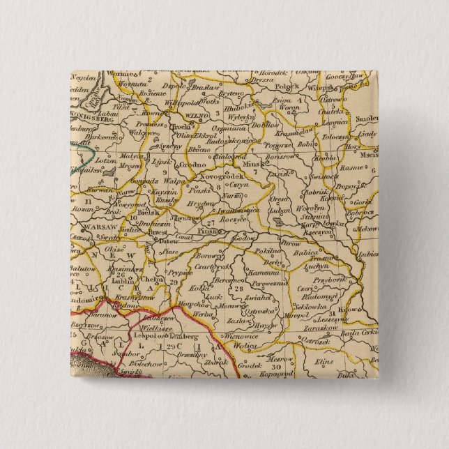 Poland, 1772 15 cm square badge (Front)