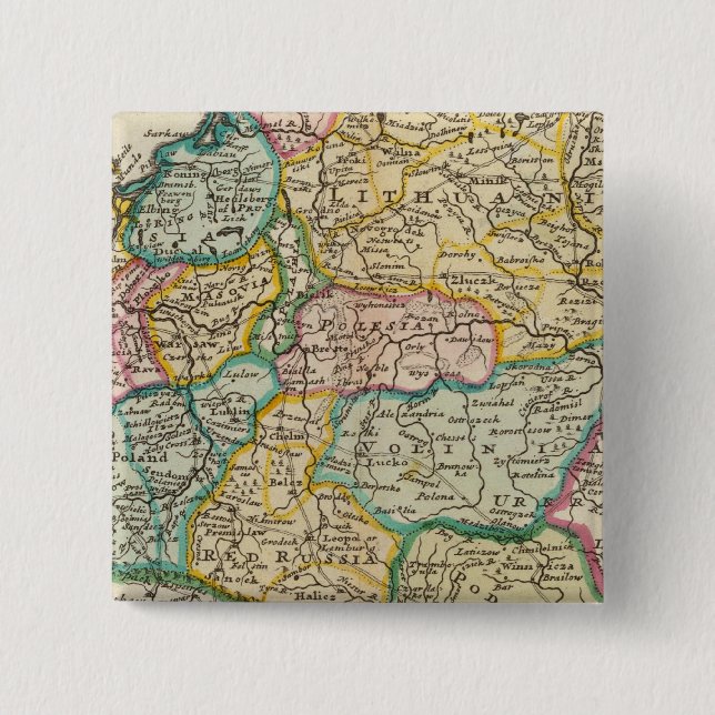 Poland 6 15 cm square badge (Front)