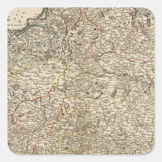 Poland 8 square sticker (Front)