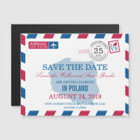 POLAND Airmail Save the Date