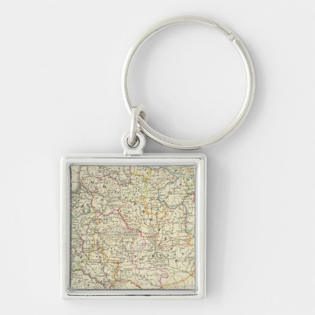 Poland and Lithuania 1125-1386 Key Ring (Front)