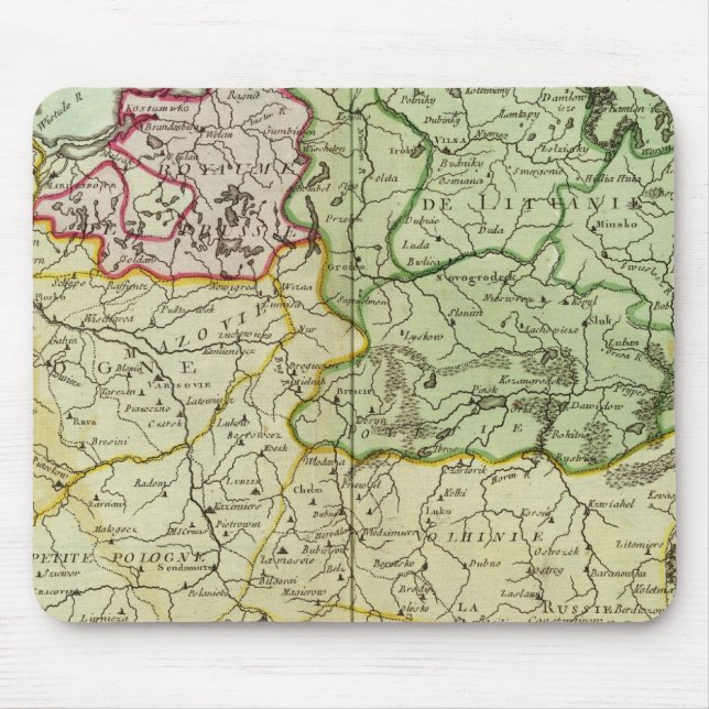 Poland and Lithuania Mouse Pad (Front)
