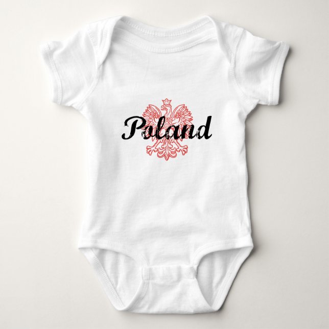 Poland Baby Bodysuit (Front)