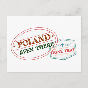 Poland Been There Done That Postcard