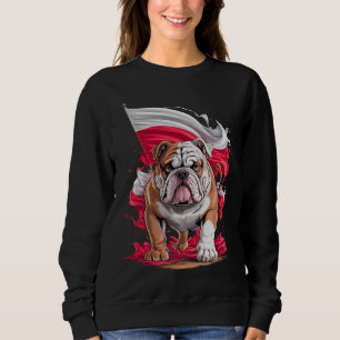 Poland Bulldogs Dog Lover Gift Cute Design for Pet Sweatshirt