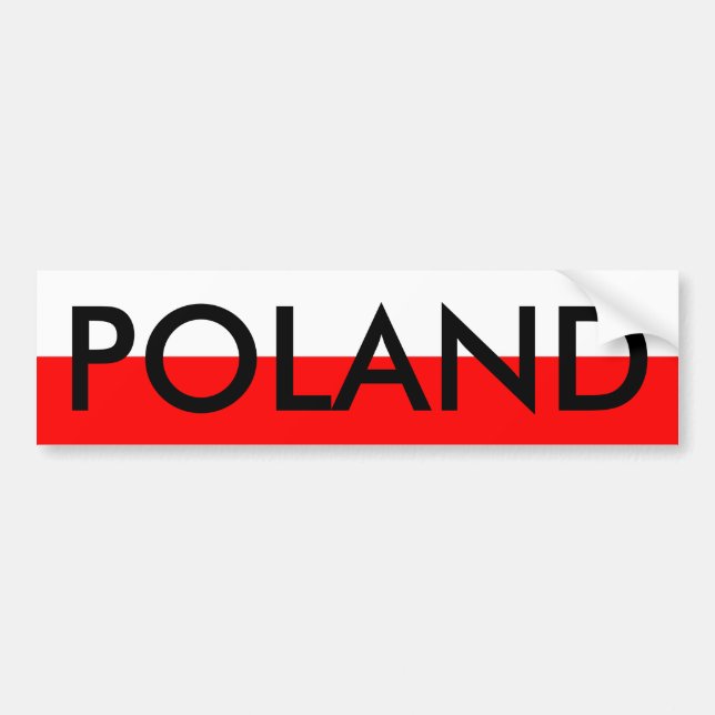 Poland Bumper Sticker (Front)