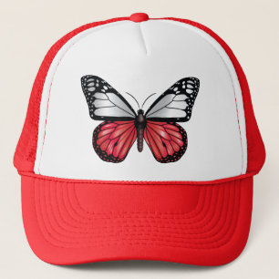 Poland butterfly monarch flag trucker hat