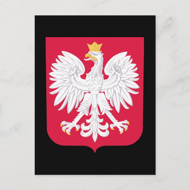 Poland Coat of Arms Postcard (Front)