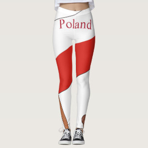 Poland Country Flag Thunder_Cove Leggings