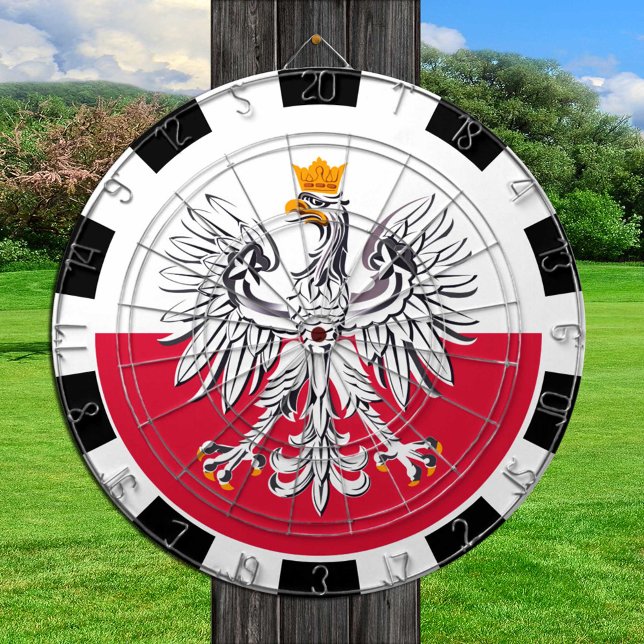 Poland Dartboard & Flag darts / game board (Creator Uploaded)