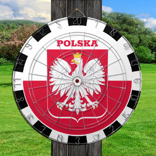 Poland Dartboard & Polish Flag darts / game board