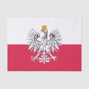 Poland, Eagle, Polish Flag tissue paper