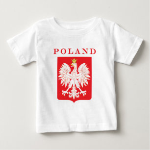 Poland Eagle Red Shield Baby T-Shirt