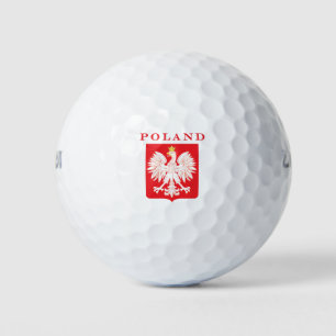 Poland Eagle Red Shield Golf Balls