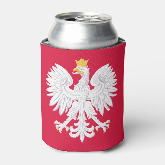 poland emblem can cooler (Can Front)