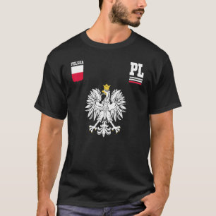 Poland Fan Polish Eagle Polska Flag T-Shirt