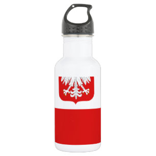 poland flag 532 ml water bottle
