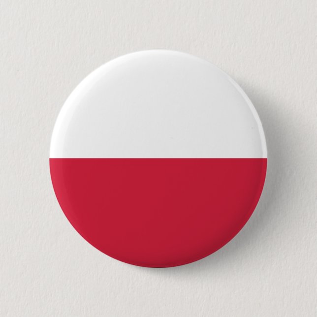 Poland Flag 6 Cm Round Badge (Front)