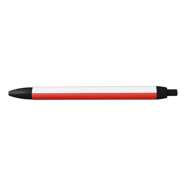 Poland flag black ink pen (Front)