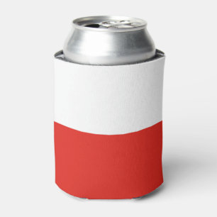 Poland flag can cooler