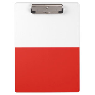 Poland flag clipboard