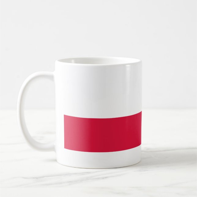 Poland Flag Coffee Mug (Left)