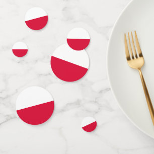 Poland Flag Confetti