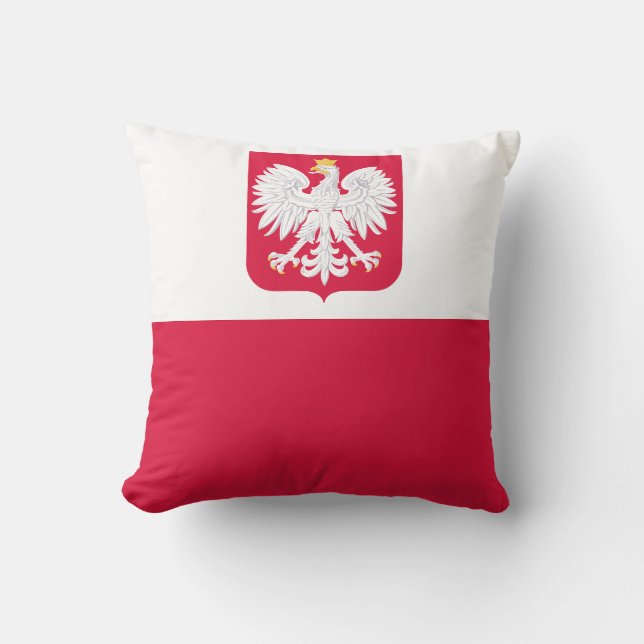 Poland Flag Cushion (Front)