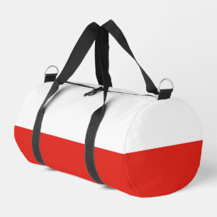 Poland flag duffle bag