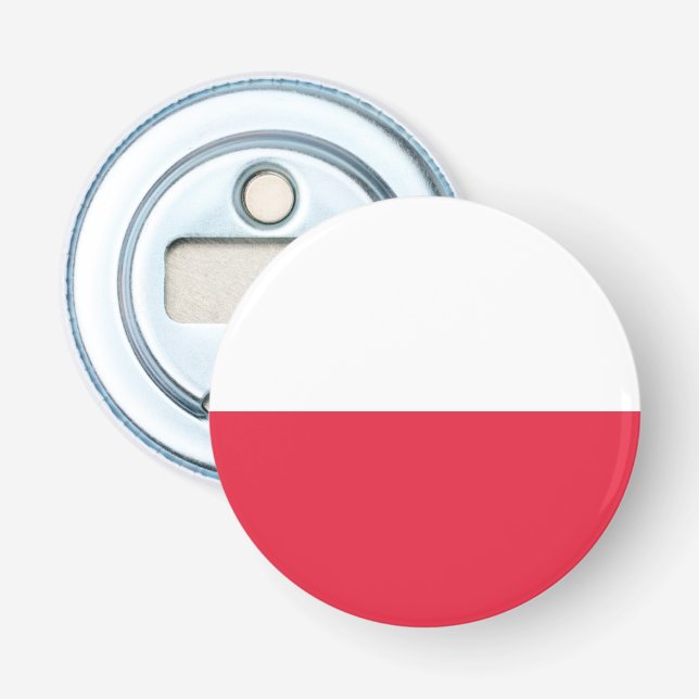 Poland Flag Emblem Bottle Opener (Front)
