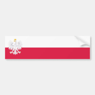 Poland flag/flag car sticker