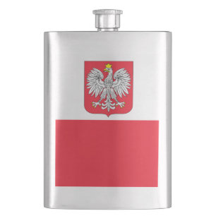 Poland Flag Hip Flask