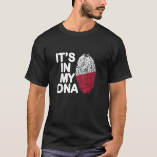 Poland Flag It's In My Dna Poland Polish T-Shirt