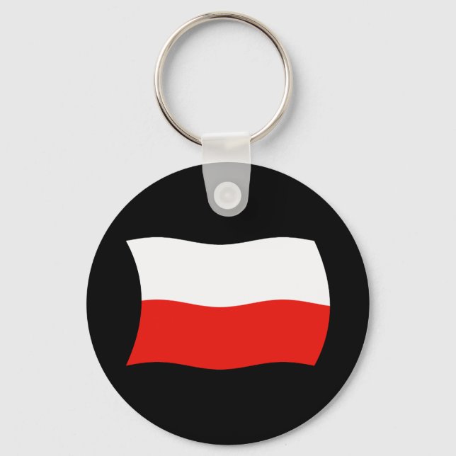 Poland Flag Keychain (Front)