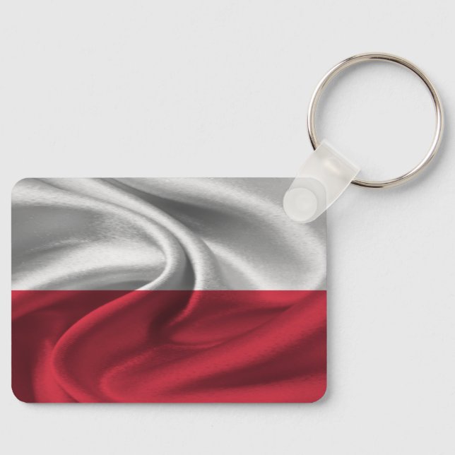 Poland Flag Keychain (Front)
