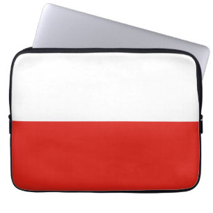 Poland flag laptop sleeve