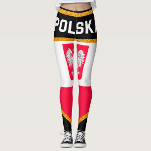 Poland Flag Leggings