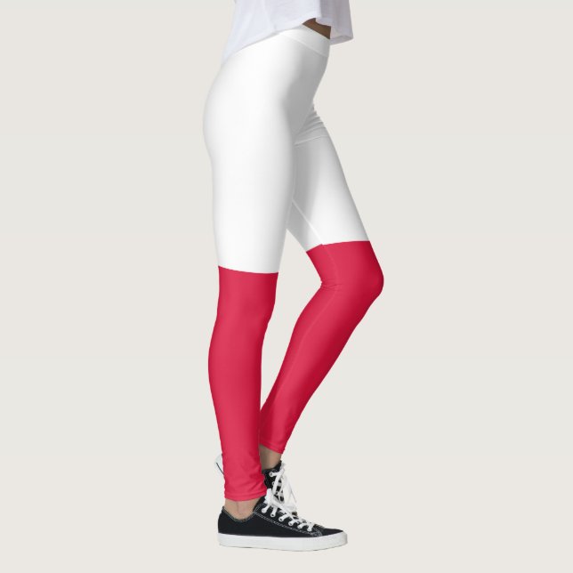 Poland Flag Leggings (Right)