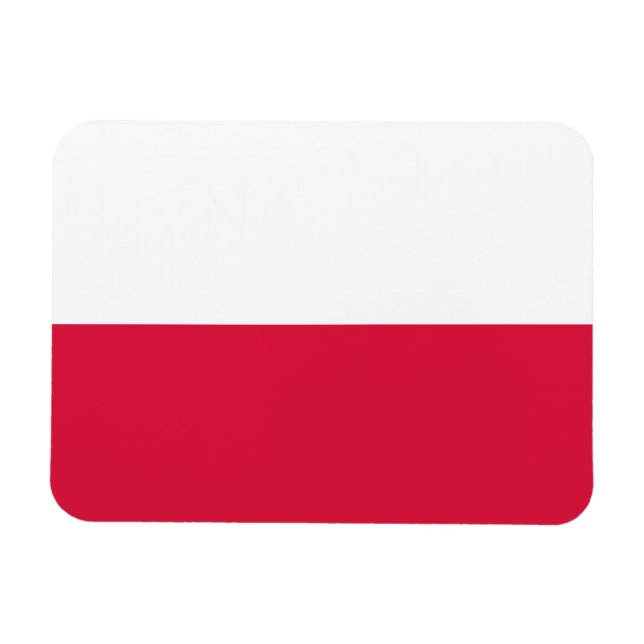 Poland Flag Magnet (Horizontal)