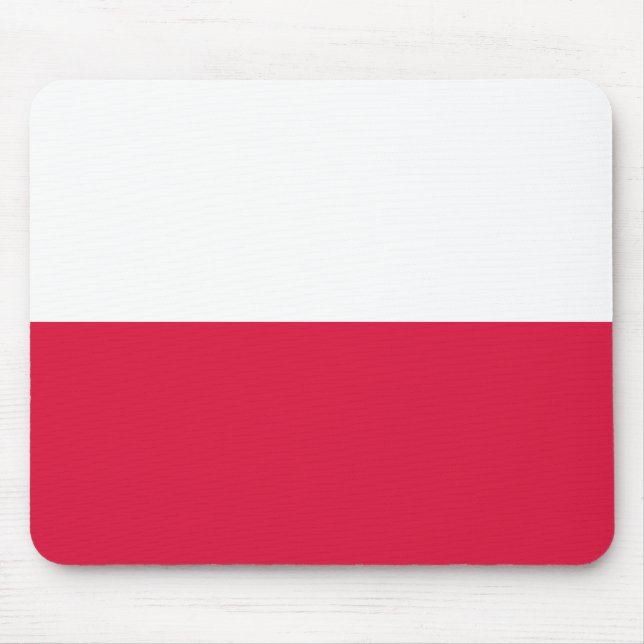 Poland Flag Mouse Pad (Front)