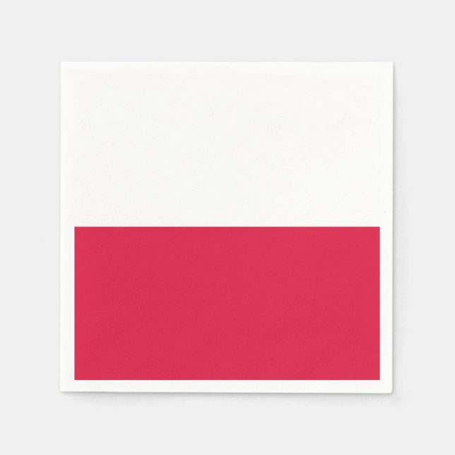 Poland Flag Napkin (Front)
