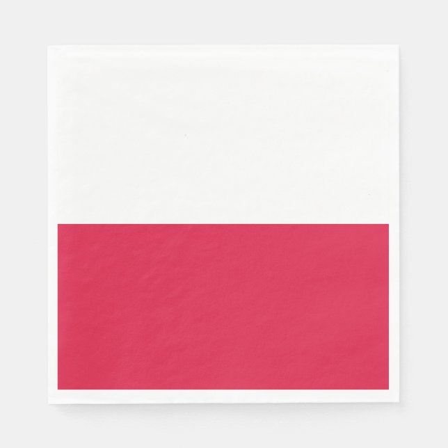 Poland Flag Napkin (Front)