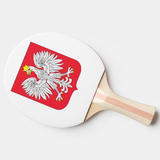 Poland Flag Ping Pong Paddle (Side)