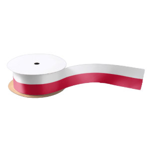Poland Flag Polish Patriotic Satin Ribbon