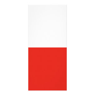 Poland flag rack card