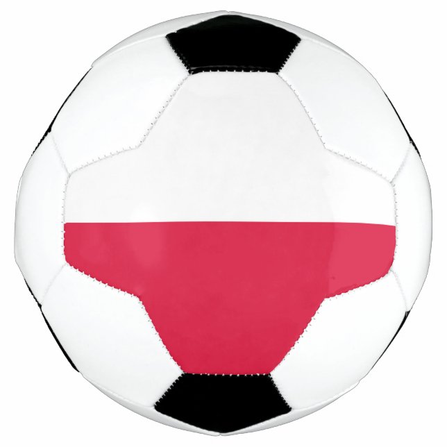 Poland Flag Soccer Ball (Front)